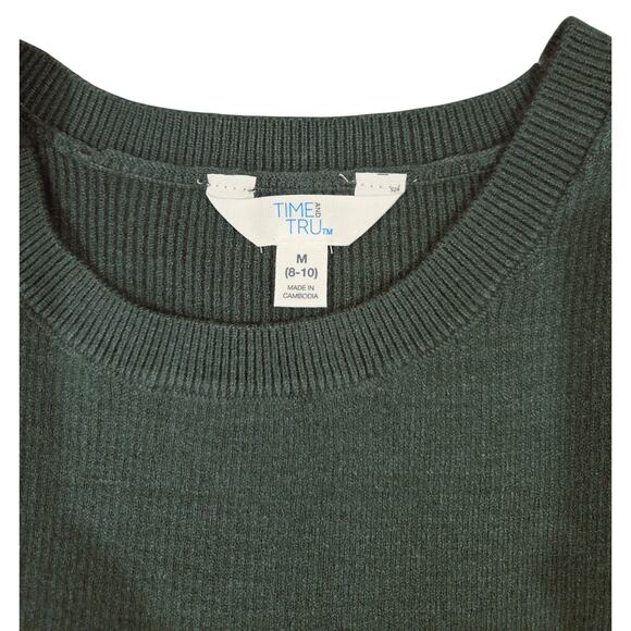 NWT Time and Tru Women's Sweater Tank Top and Wide Leg Pants Set Army Green - Picture 4 of 7